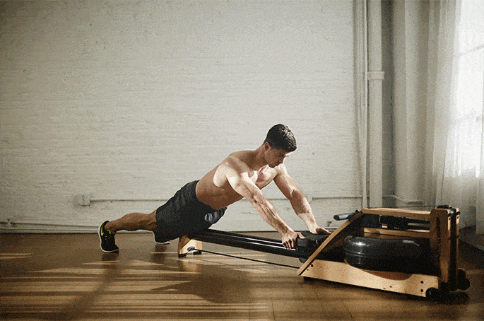 Rowing Machine Ab Roll Out