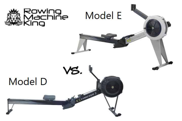 Concept 2 Model D vs Model E rowing machine comparison