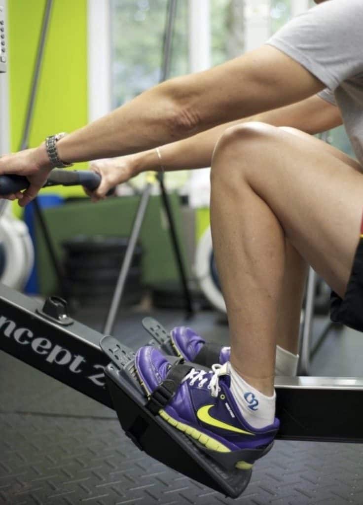 Concept2 Foot Position