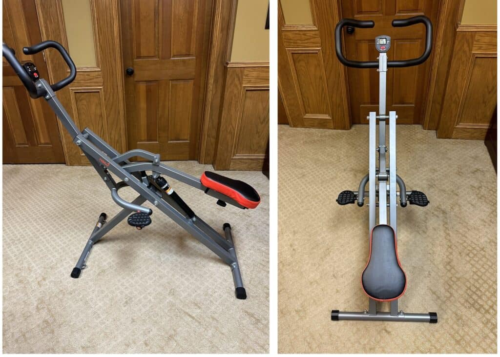 Sunny Health and Fitness Squat Assist Row and Ride Pro Indoors
