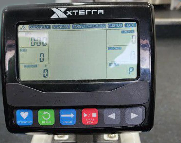 xterra fitness erg650w water rower monitor