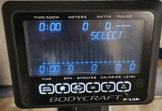 BodyCraft VR500 Rower Monitor