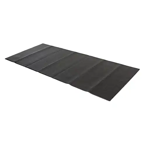 Stamina Fold-to-Fit Folding Equipment Mat (84-Inch by 36-Inch), Black
