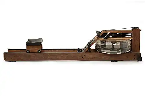 WaterRower Walnut Rowing Machine with S4 Monitor | USA Made | Original Handcrafted Erg Machine for Home Use & Gym | Best Warranty