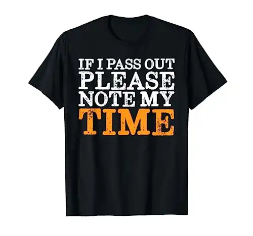 "Note My Time" Rowing T-Shirt
