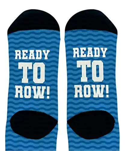 "Ready To Row" Hidden Message Socks